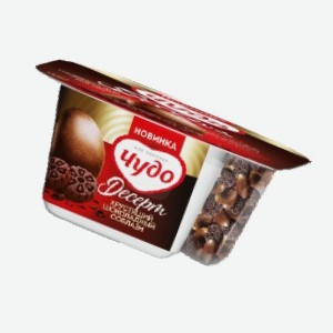 Йогурт  Чудо , вафли шоколадные-печенье, кокосовые шарики-печенье, 3.0%, 105 г