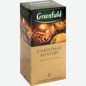 Чай чёрный Greenfield Christmas Mystery, 25×1,5 г