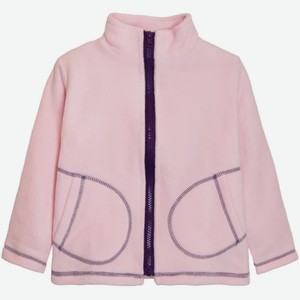 Куртка детская (флис) р.128-64 цв.нежно розовый арт.62261