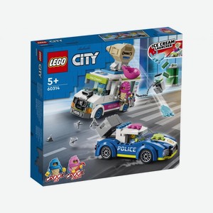 Конструктор LEGO City 60314 Лего Город  Погоня полиции за грузовиком с мороженым 