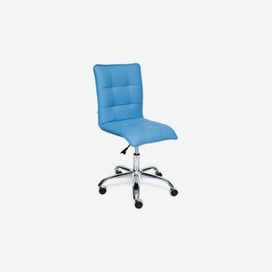 Кресло Zero экокожа голубая