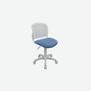 Кресло детское Бюрократ CH-W296NX белое / голубое
