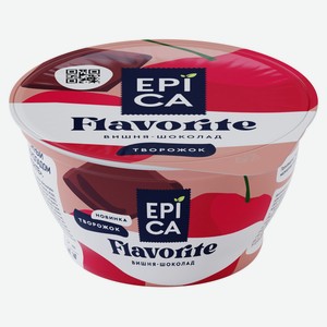 Десерт творожный EPICA Flavorite вишня-шоколад 8,1%, 130 г