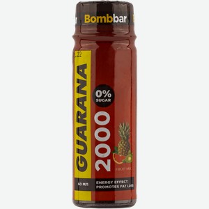 Напиток Бомббар гуарана 2000 фруктов микс Жива Продукт п/б, 60 мл