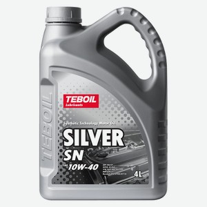 масло полусинтетическое TEBOIL Silver SN 10W-40 4 литра