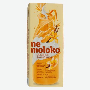 Напиток овсяный Nemoloko ванильный 200мл