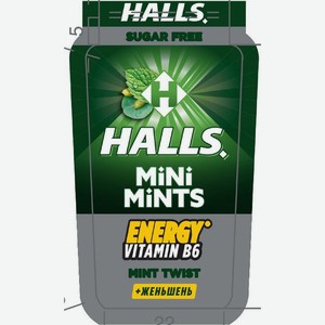Конфеты без сахара Halls Mini Mints 12,5г