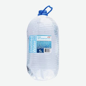 Вода дистиллированная Distilled water 5л пэт канистра