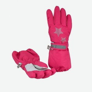 Перчатки для девочки Чудо-кроха р.6-8 лет цв.ярко-розовый арт.G-110