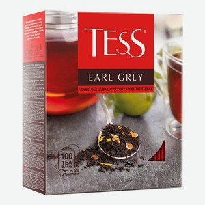 Чай черный Tess Earl Grey в пакетиках 1,8 г х 100 шт