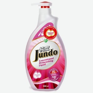 Концентрированный гель для мытья посуды JUNDO Эко, с гиалуроновой кислотой, 1 л Sakura (4903720020050)
