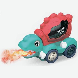 Машинка Наша Игрушка  Авто-Динозавры , свет, звук, дышит паром (M1177-2)
