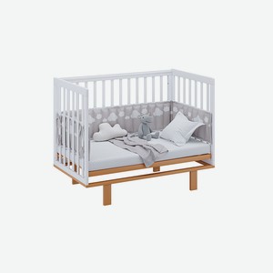 Кроватка детская Simple 340 белый / бук
