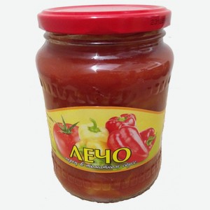 Лечо перец в томатном соусе 680г стб ТУ, Агро инвест ,г.Нарткала