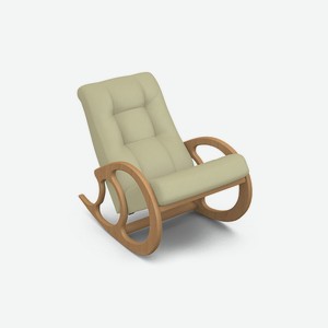Кресло-качалка широкое бежевое
