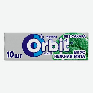 Жевательная резинка Orbit White нежная мята 13,6 г