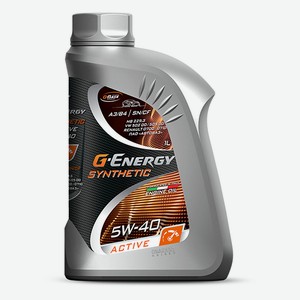 Масло моторное G-Energy Synthetic Active 5W-40 1л