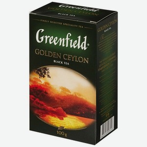 Чай Greenfield Golden Ceylon листовой черный, 100г 0351-14, 133554,