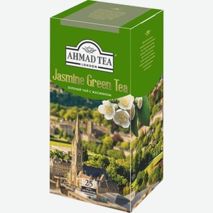 Чай зеленый Ahmad Tea Jasmine в пакетиках, 25 шт