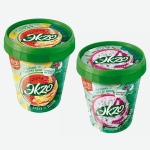 ЭКЗО мороженое БЗМЖ 520 гр с кусочками фруктов