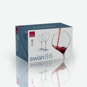 Набор бокалов для вина Rona Swan, 860мл x 6шт Словакия