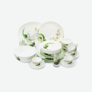 Набор столовый Luminarc Diwali White Orchid 46 предметов Объединенные Арабские Эмираты
