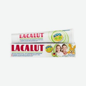 Зубная паста LACALUT Kids детская 4-8 лет 50мл
