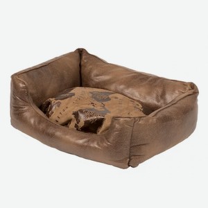 Лежак для собак с бортиками DUVO+  Explorer Bed , коричневый, 55х45см (Бельгия)