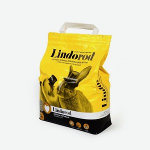 Наполнитель впитывающий минеральный для грызунов и рептилий LindoCat LINDO ROD , 3кг (Италия)