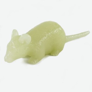 Игрушка для собак резиновая DUVO+  Крыса , светящаяся в темноте, 10х7х4см  (Бельгия)