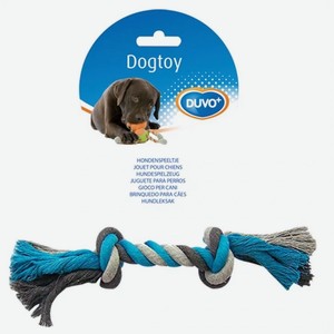 Игрушка для собак веревочная DUVO+ , голубая, 45см (Бельгия)