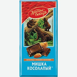 Шоколад Мишка Косолапый, Красный Октябрь, 75 Г