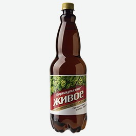 Пиво Барнаульское, Живое, Светлое, 1,35 Л