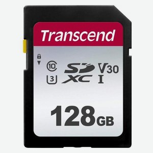 Карта памяти Transcend 300S SDXC 128GB Class 10 UHS-I U1 95/40MB/s