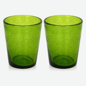 Набор стаканов FISSMAN 330 мл, зеленый, 2 шт (19011)