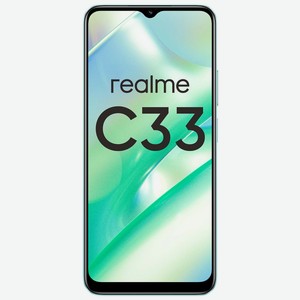 Смартфон Realme C33 4+128GB Aqua Blue (RMX3624)