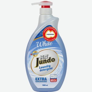 Концентрированный гель для стирки JUNDO White для белого белья, 1 л (4903720020067)