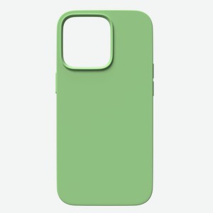 Чехол RED-LINE для iPhone 14 Pro, с тканевой подкладкой, светло-зеленый (УТ000032973)