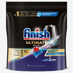 Капсулы для посудомоечной машины Finish Ultimate, 60 шт (3215669)