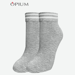 Носки женские Opium 8-1-8WM - Светло-серый меланж, Без дизайна, 23