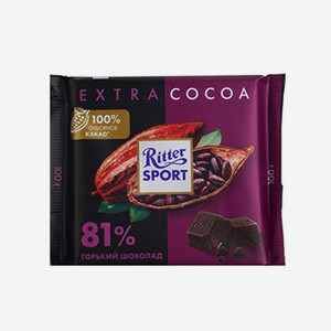 Шоколад Ritter Sport горький 81%