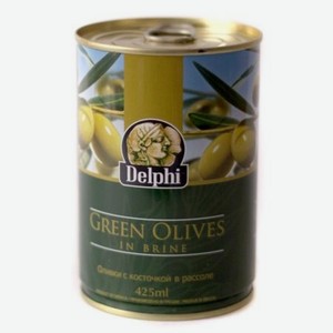 Оливки Delphi с косточкой 420 г