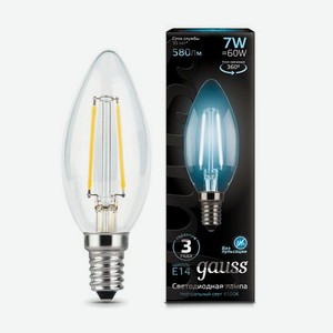 Лампа Gauss LED Filament Candle E14 7W 4100К