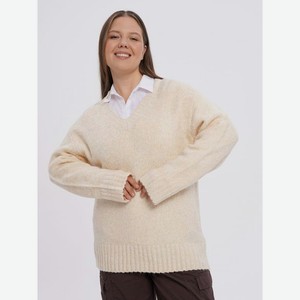 Удлиненный трикотажный пуловер Plus size