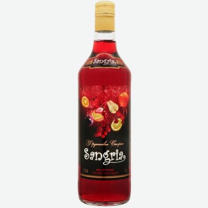 Вино Sangria фруктовое полусладкое 11% 1л