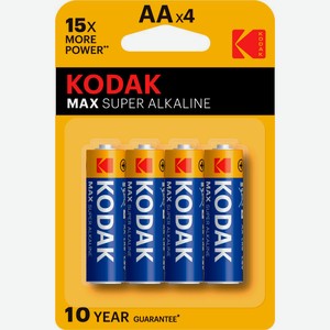 Батарейки Kodak Max Super АА 4шт
