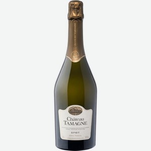 Вино Chateau Tamagne белое игристое брют 12.5% 750мл