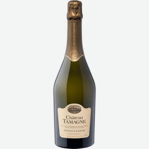 Вино Chateau Tamagne белое игристое полусладкое 12.5% 750мл