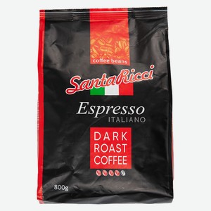 Кофе зерновой Santa Ricci Espresso Italiano 800г