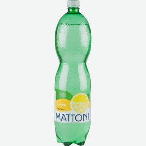 Напиток Mattoni Лимон слабогазированный, 1,5 л